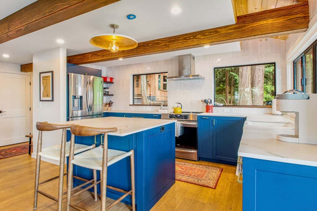 Stylish Waterfront Oasis with Hot Tub, Fiber Optic Internet, and Entertainer's Deck