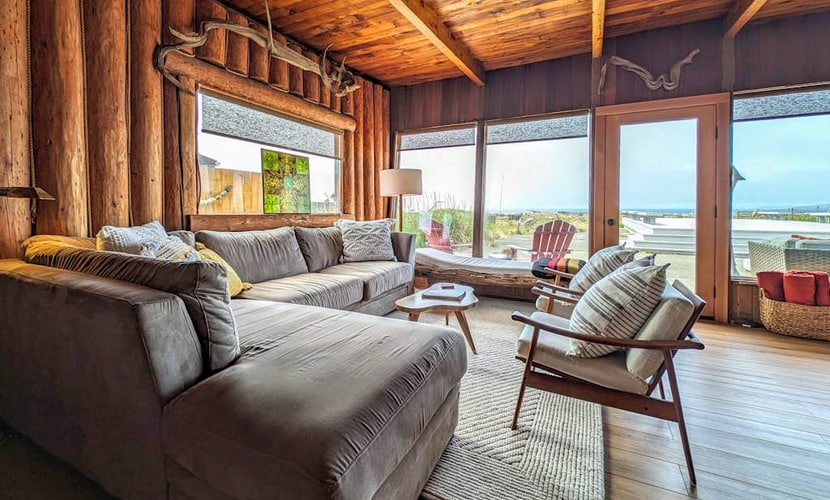 Beachfront Sunset Cabin