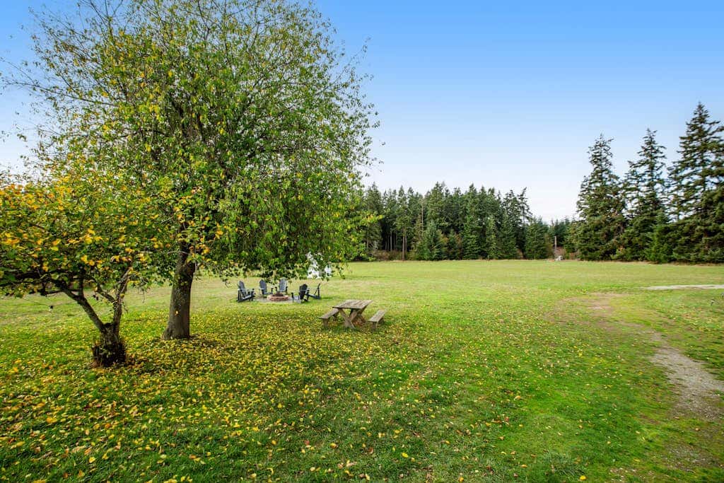 Scenic Mountain View Retreat with Fireplace and Pet Friendly Garden in Coupeville