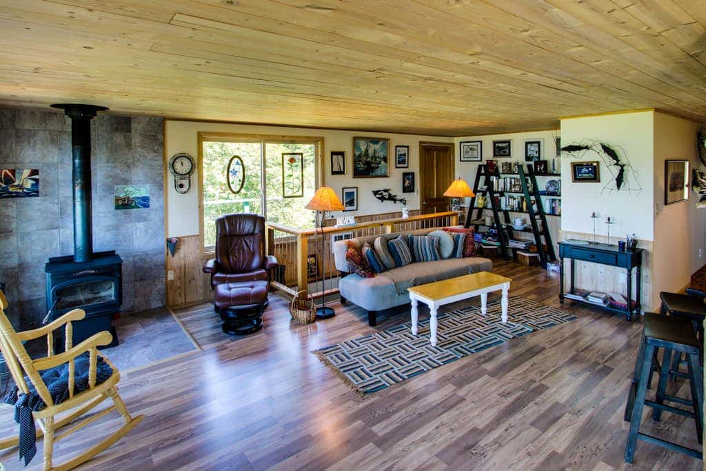 Private Waterfront Retreat with Ocean Views and Sauna on Lopez Island