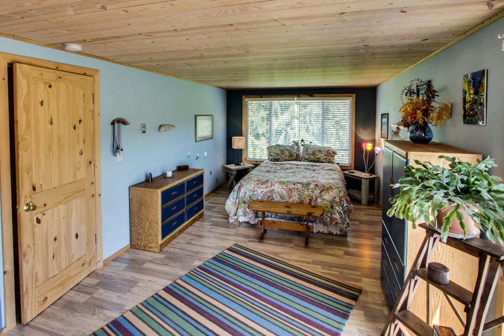 Private Waterfront Retreat with Ocean Views and Sauna on Lopez Island