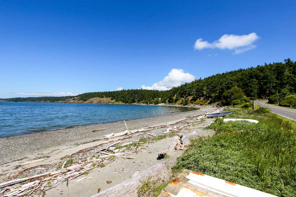 Private Waterfront Retreat with Ocean Views and Sauna on Lopez Island