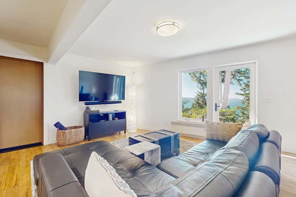 Cheerful Orcas Island Forest Getaway with Stunning Mountain and Sea Views