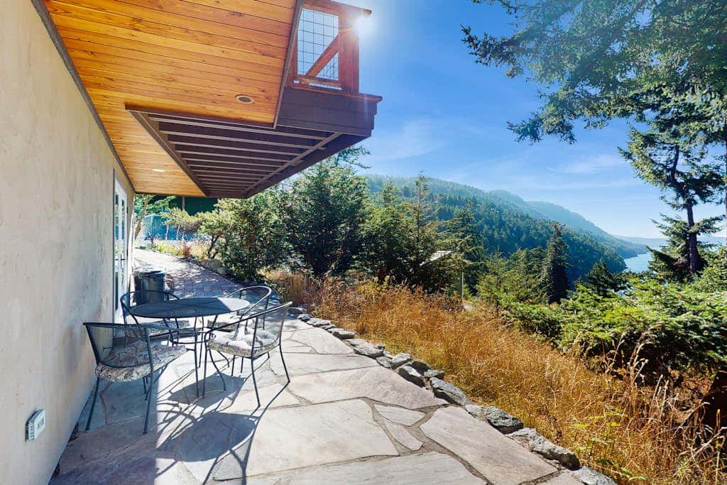 Cheerful Orcas Island Forest Getaway with Stunning Mountain and Sea Views