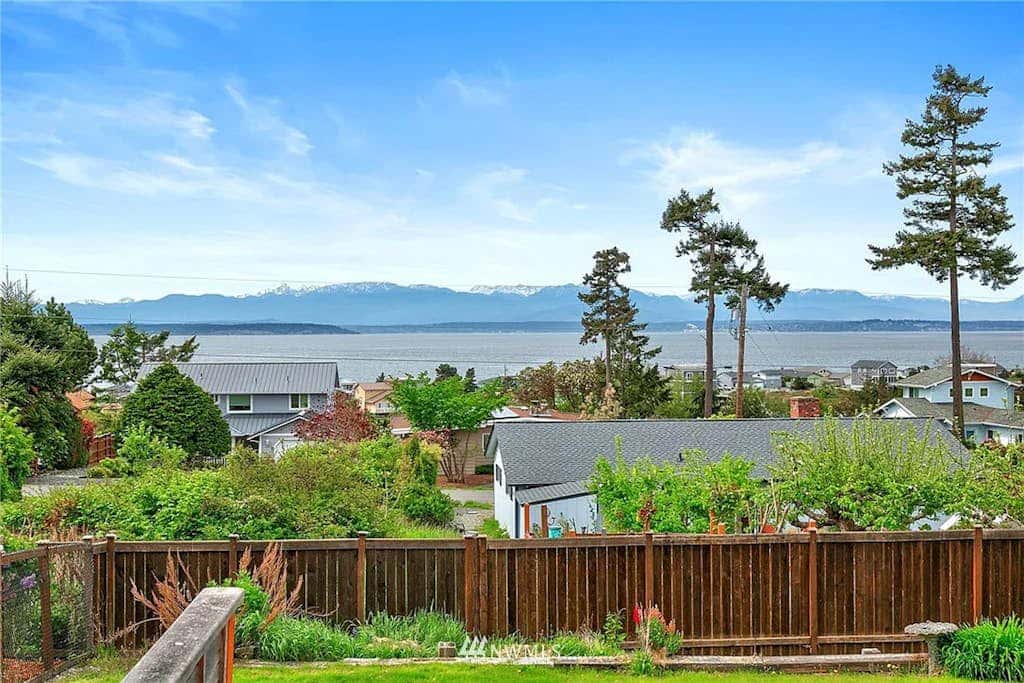 Coastal Coupeville Retreat with Water Views, Deck and Private Yard - Dogs Welcomed!
