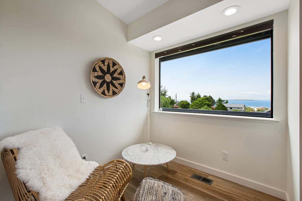 Coastal Coupeville Retreat with Water Views, Deck and Private Yard - Dogs Welcomed!