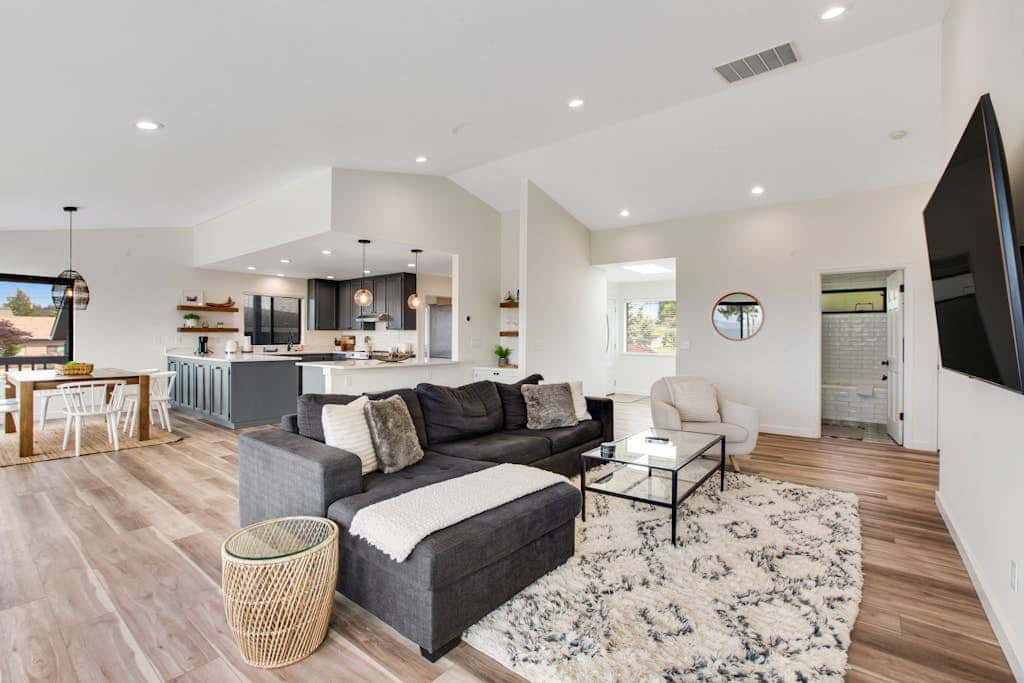 Coastal Coupeville Retreat with Water Views, Deck and Private Yard - Dogs Welcomed!