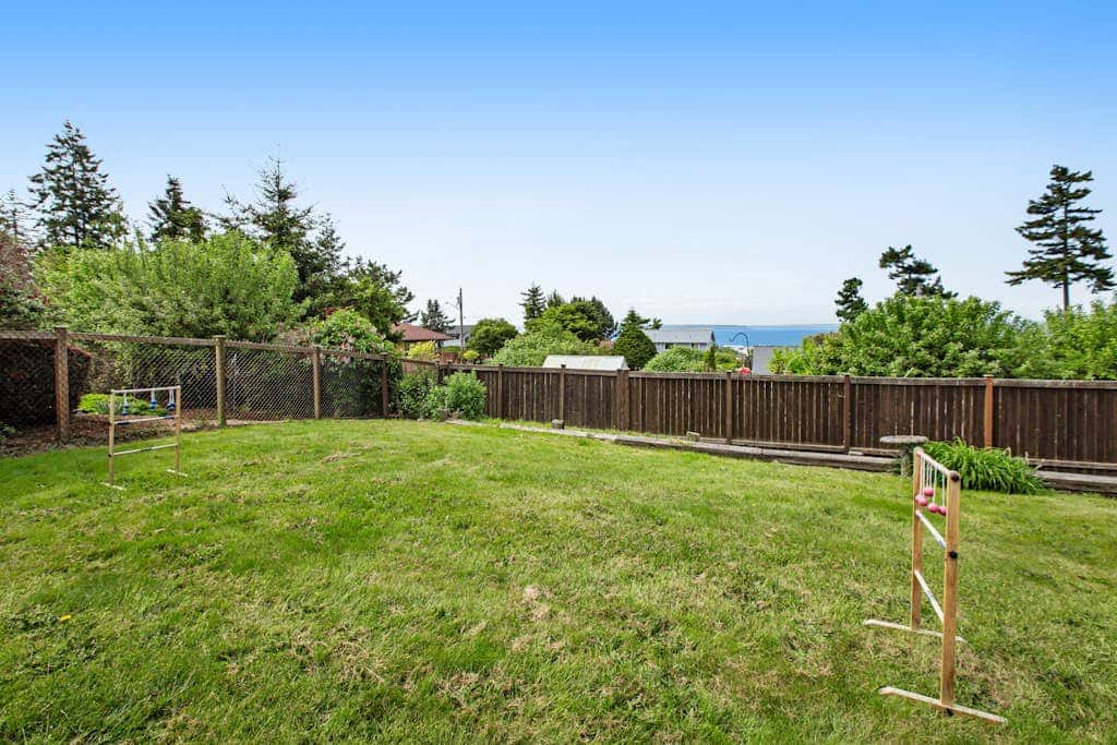 Coastal Coupeville Retreat with Water Views, Deck and Private Yard - Dogs Welcomed!