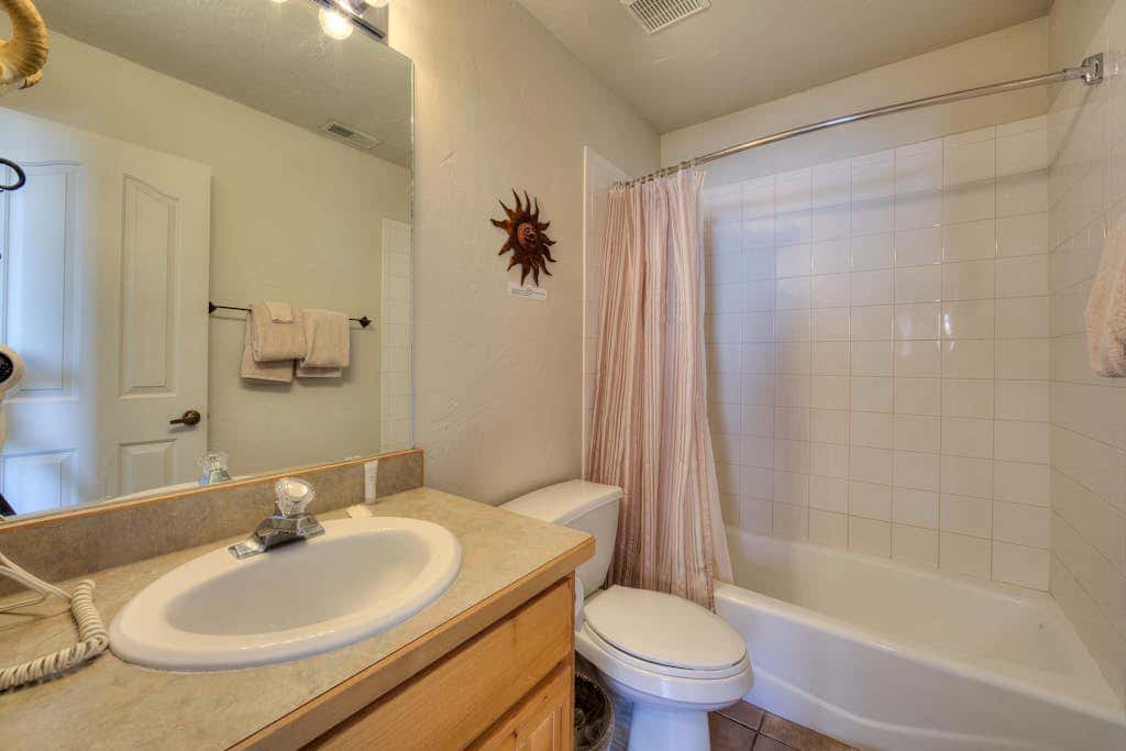 Mountain Rim Village View Home with Private Hot Tub and Shared Pool - Dog Friendly