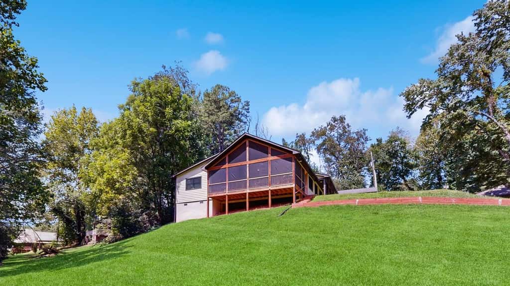 Cozy Creekside Retreat with Screened Porch & Outdoor Grill