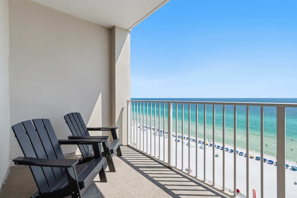 Wake up to breathtaking Gulf views from this beautifully updated 10th-floor Majestic Sun condo in Miramar Beach. Just steps from the beach, this condo offers a private balcony front ocean view, overlooking the emerald waters of the Gulf, perfect for morning coffee, dolphin watching, and unforgettable sunsets. Large sliding doors lead to the private balcony overlooking the Gulf, creating the perfect indoor-outdoor coastal experience. Many guests say the view from the balcony is even better in person than in the photos.