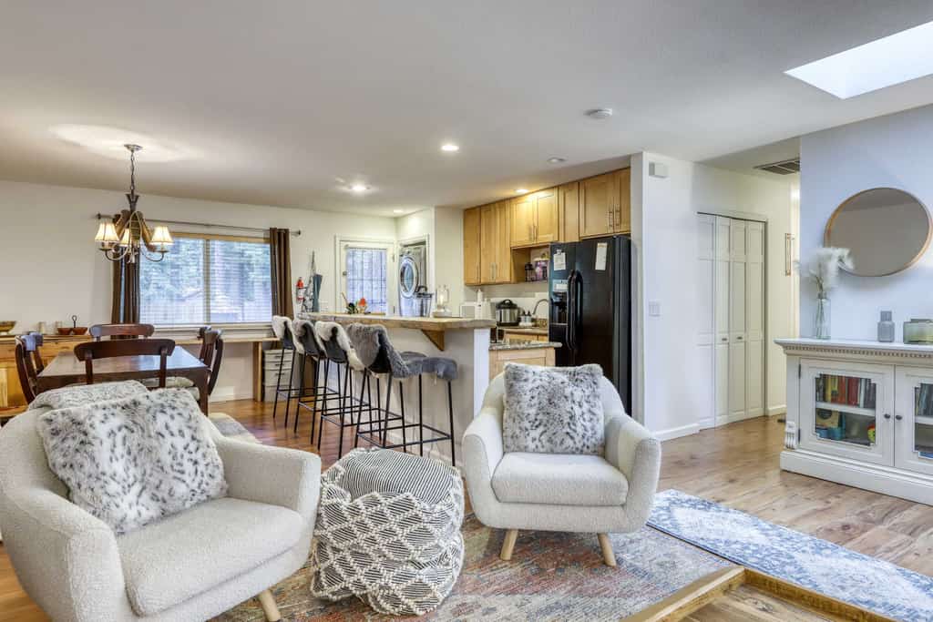 Peaceful forest setting with spacious backyard and direct access to Tahoe's best trails, beaches, and year-round adventure.