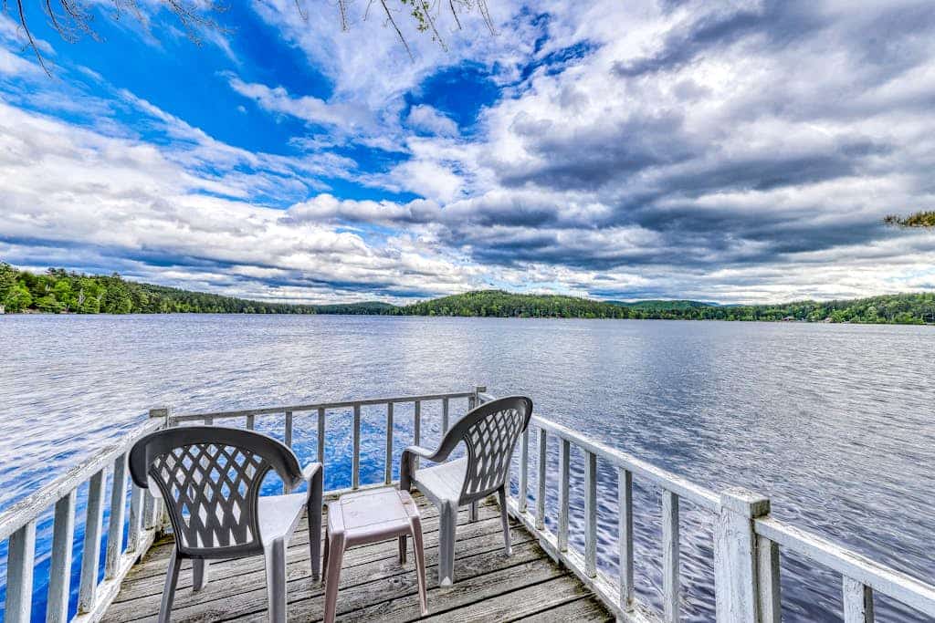 Lakefront Cottage with Screened Gazebo, Dock, and Two Acres of Space