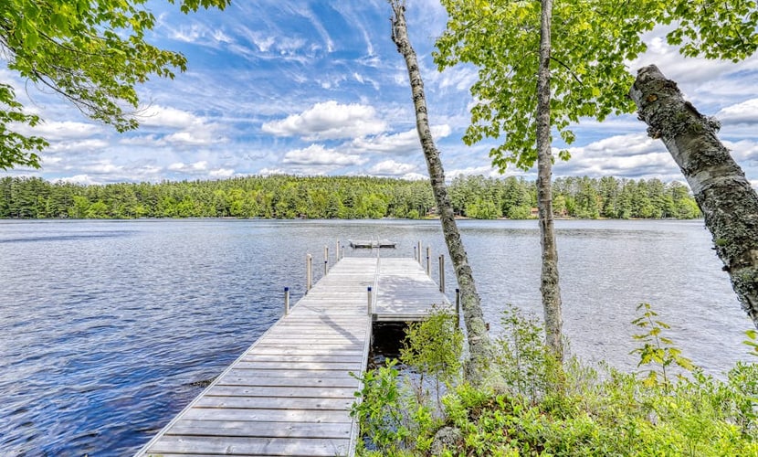 Unique Lakefront House with Sandy Beach and Dock - Sweeping Views