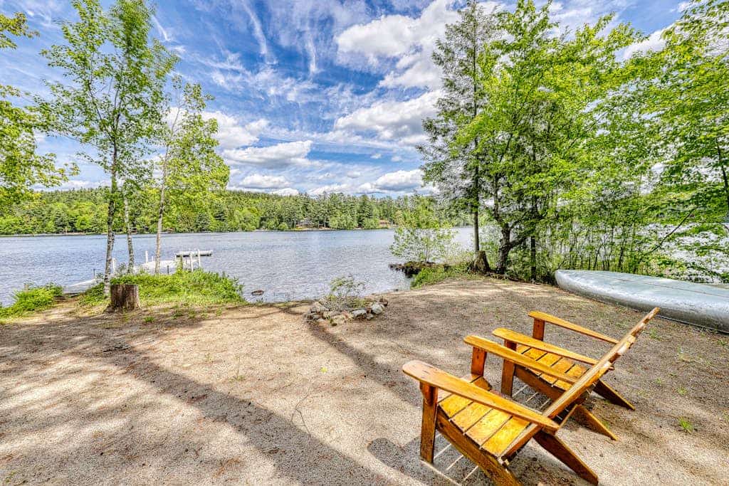 Unique Lakefront House with Sandy Beach and Dock - Sweeping Views