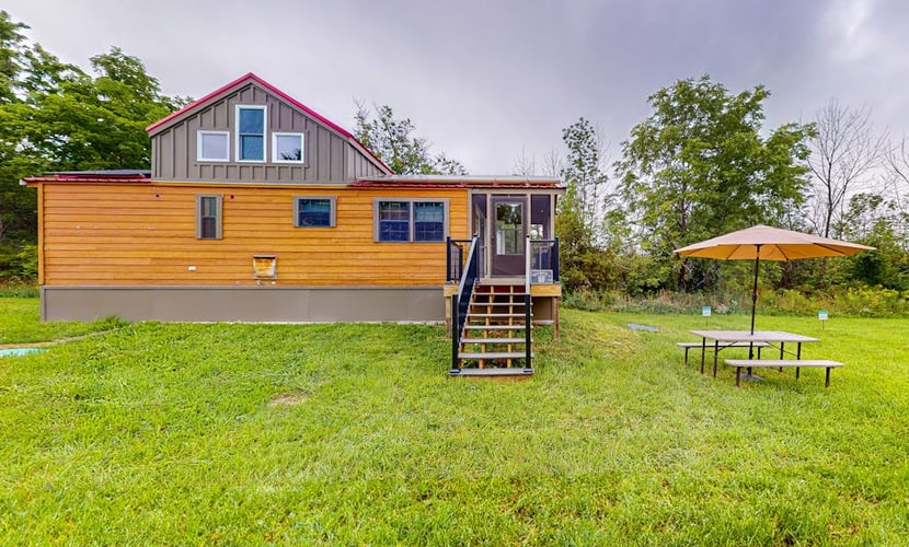 Dog-friendly house close to Seneca Lake with firepit, deck, loft, & washer/dryer