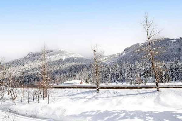 Charming, walk-to-lifts cabin with mountain views, kayaks & arcade game