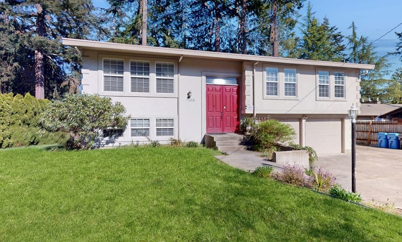 Cozy family-friendly house with a dedicated workspace and gas grill