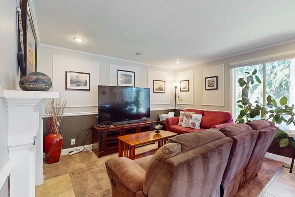 Cozy family-friendly house with a dedicated workspace and gas grill