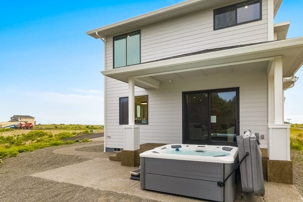 Dog-friendly getaway with a garage game room, private hot tub, & washer/dryer