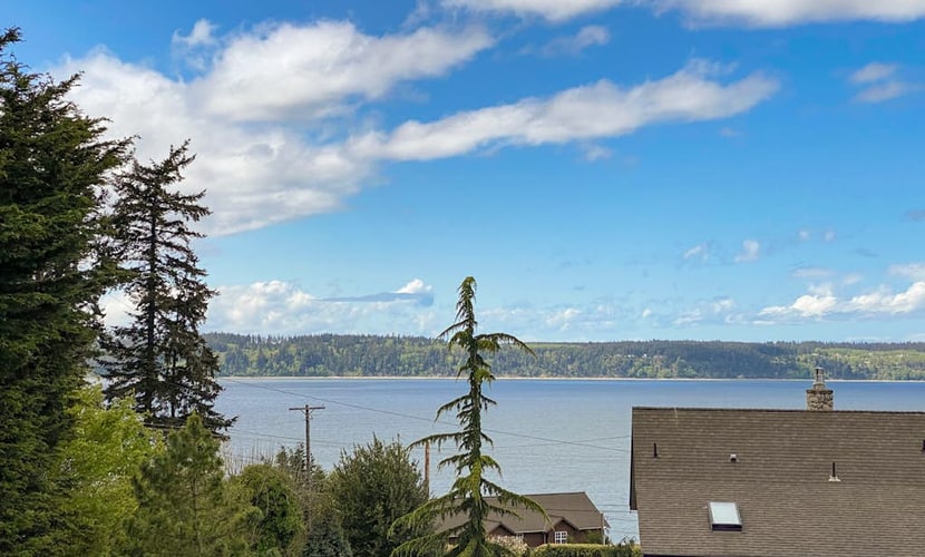 Driftwood Hideaway | Gourmet Kitchen, Large Deck with Sound Views, EV Charger