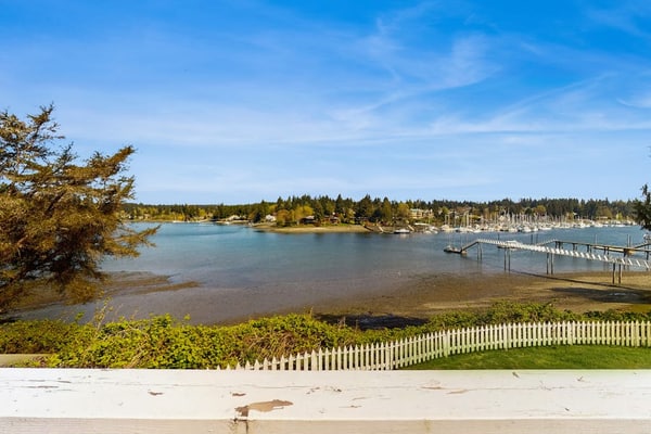 Historic Waterfront Farmhouse with Stunning Eagle Harbor Views