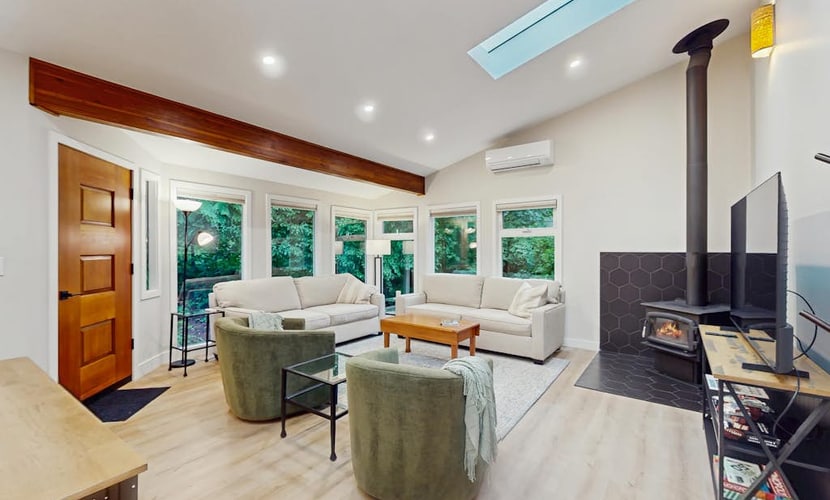 Modern island home with spacious living & quiet privacy