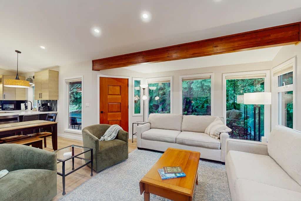 Modern island home with spacious living & quiet privacy
