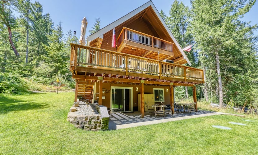 Incredible home with a game room, full kitchen, gas grill, & wood stove