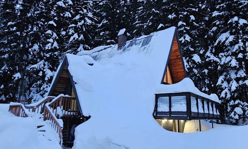 Private, alpine modern A-frame near lake & lifts with firepit & wood stove