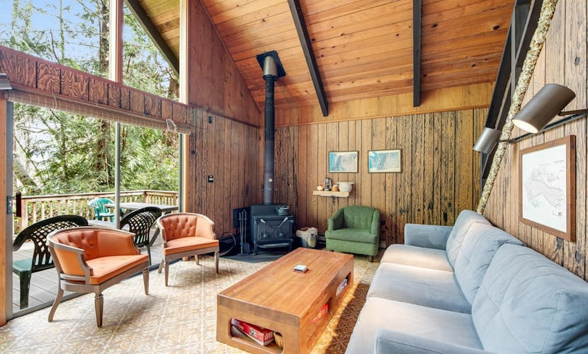 Dreamy Island Cabin W/ Lofted Layout, Wood Stove, Shared Pool & More - 1 Dog OK