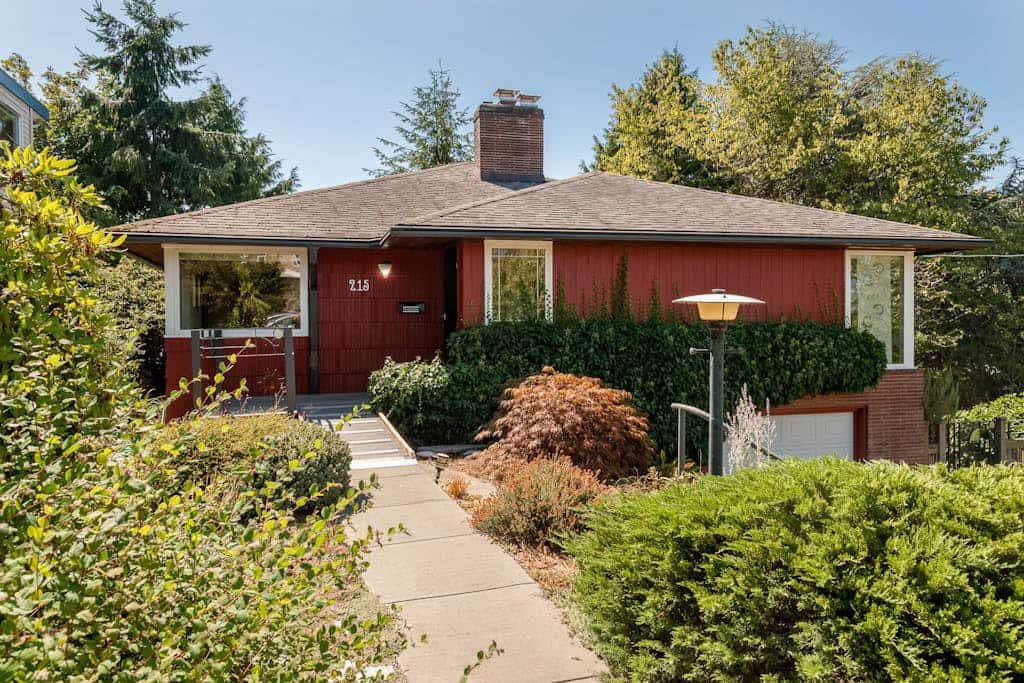 Mid-century modern home with canal & mountain views, & great location