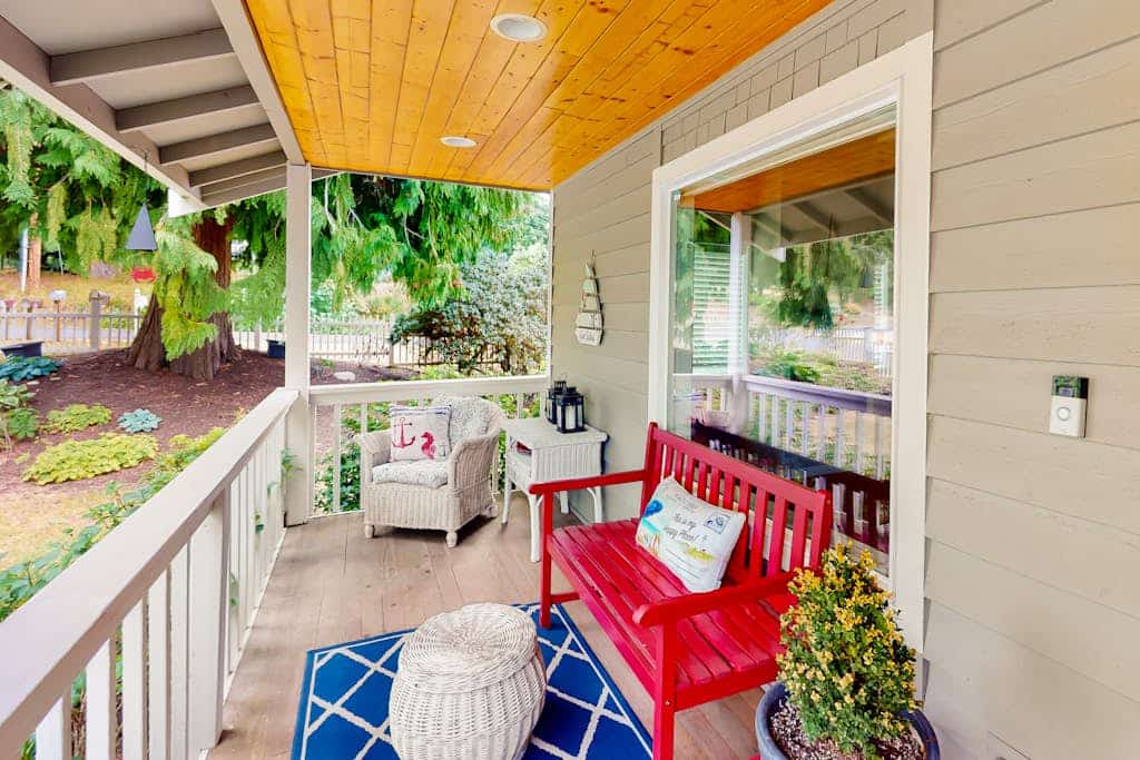Island Cottage | House on Camano Island with ocean/mountain view, decks, firepit
