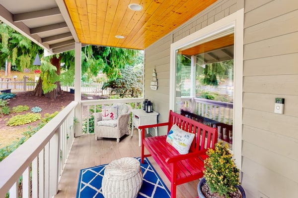 Island Cottage | House on Camano Island with ocean/mountain view, decks, firepit