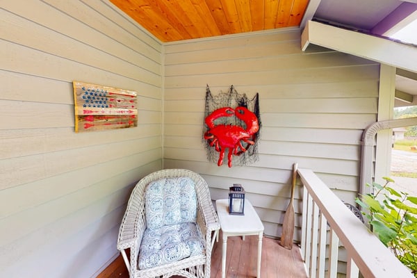 Island Cottage | House on Camano Island with ocean/mountain view, decks, firepit