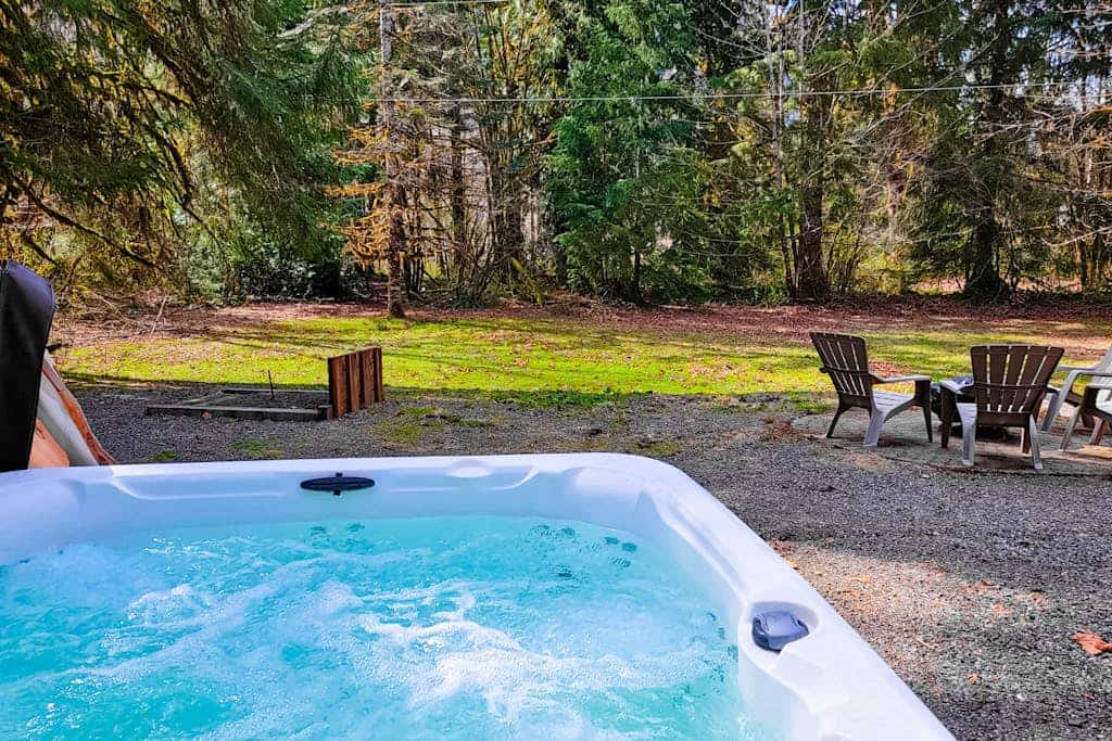Secluded home with hot tub, firepit, & deck - peaceful location