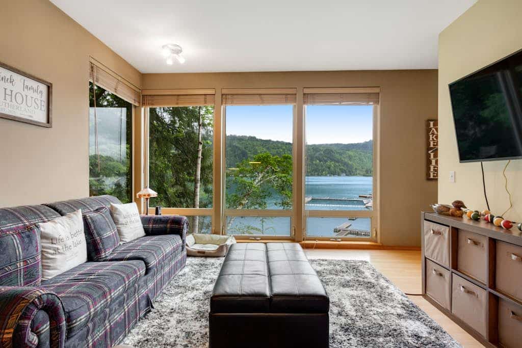 Spacious, 3-story lakefront condo with unmatched views, 2 decks, canoe & dock