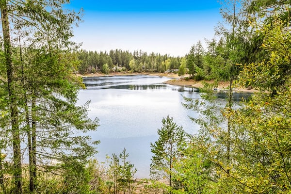 Dog-friendly lakefront cabin with woodstove, amazing view, firepit & dock