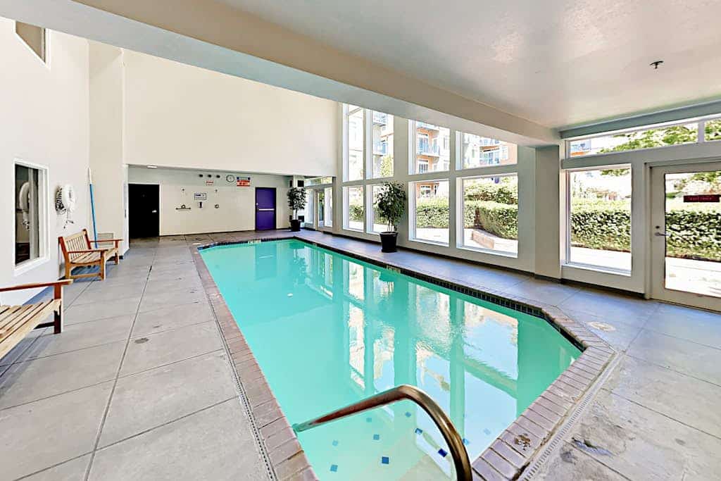Chic Getaway | Pool, Hot Tub, Sauna, Gym | Walk to Eateries, Shops & Parks