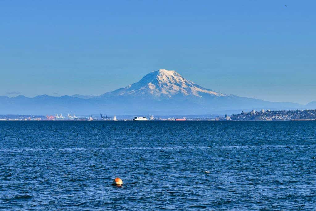 Waterfront Home on Puget Sound w/ Stunning Mount Rainier View, & Deck