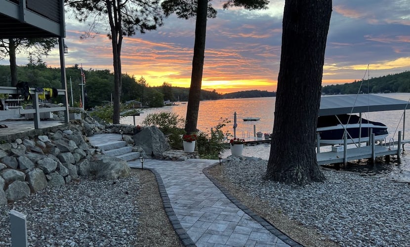 Renovated home with a water view, washer/dryer, full AC & deck