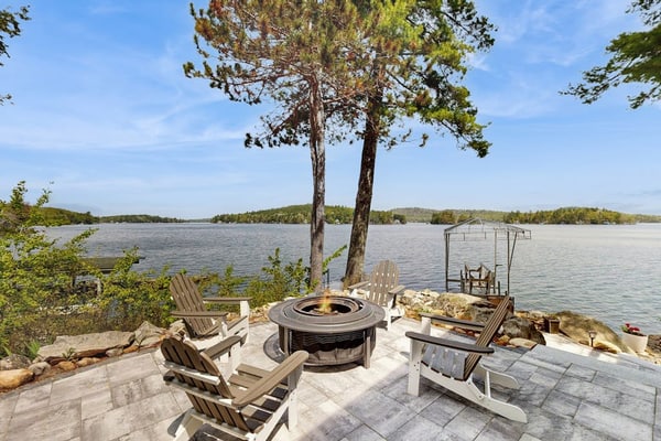 Renovated home with a water view, washer/dryer, full AC & deck