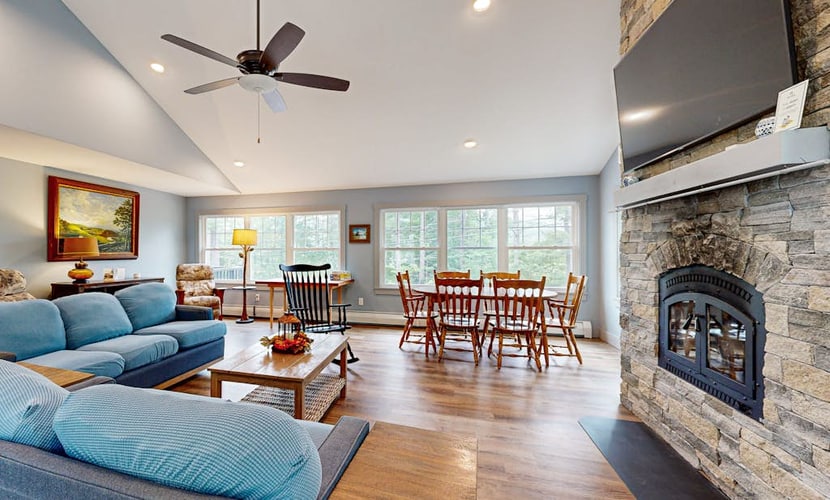 Beautifully renovated centrally located lake house w/ views