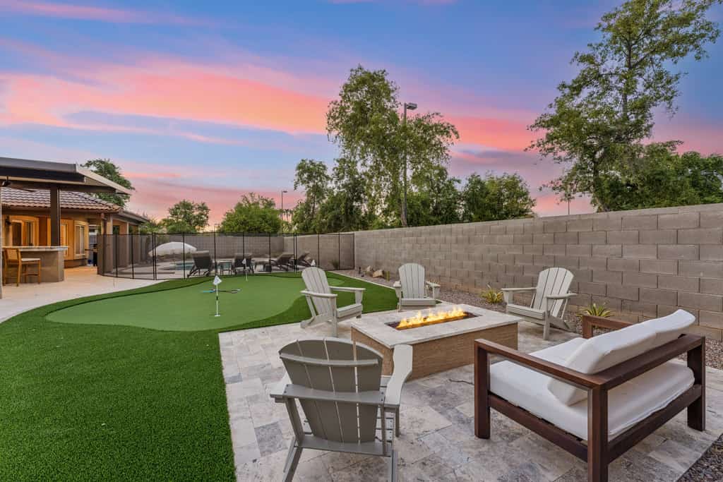 Desert Cactus Hideaway | Pool & Putting Green | Firepit | Gilbert