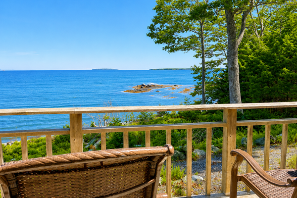 Private Oceanfront Retreat | Panoramic Views, Deck & Rocky Shore