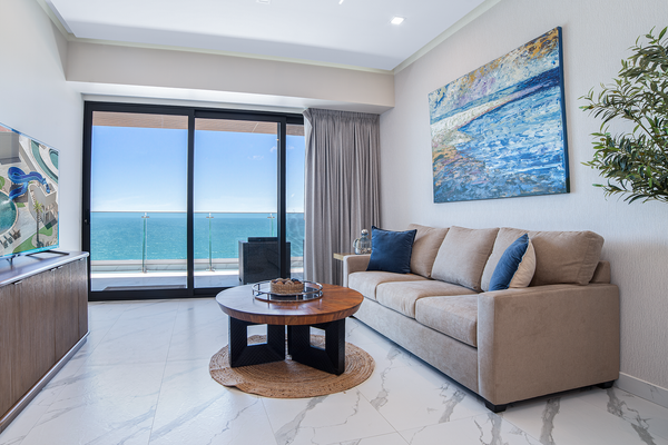 Luxury 2BR Lock-Off with Ocean Views & Private Balcony