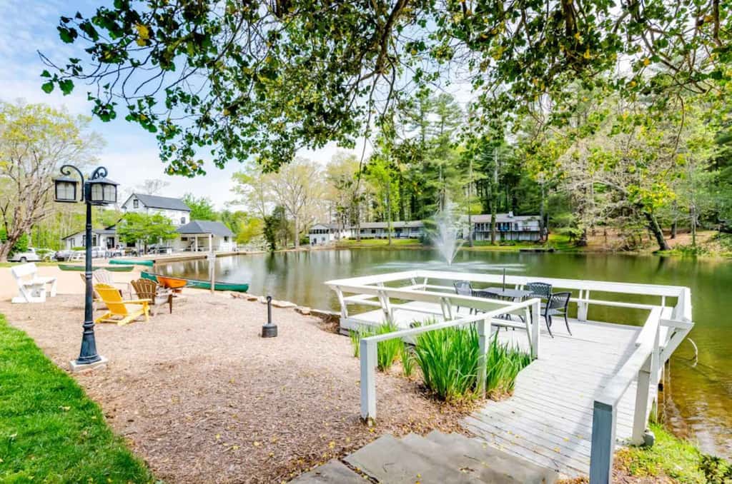 Unwind by the Fire Pit, Splash in the Pool & Explore Flat Rock