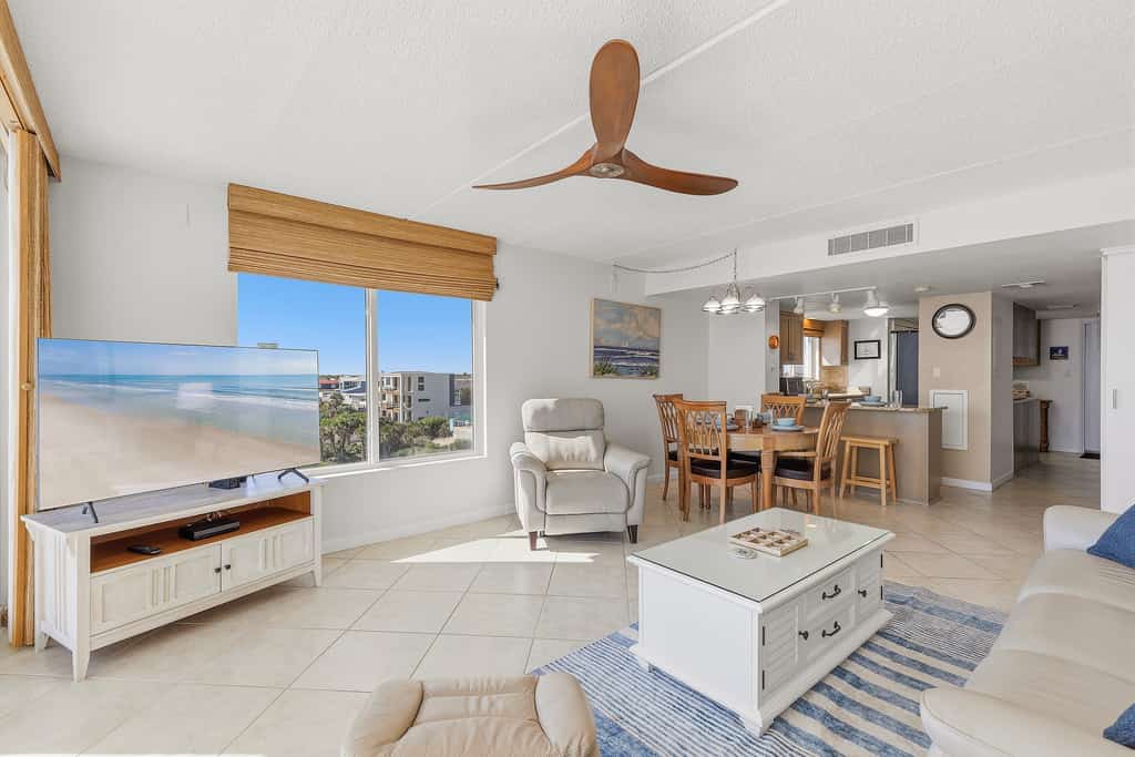 Oceanfront End-Unit Townhome with Two King Suites & Sweeping Coastal Views