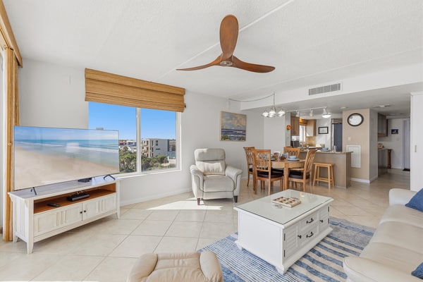 Oceanfront End-Unit Townhome with Two King Suites & Sweeping Coastal Views