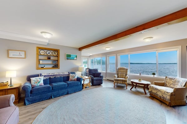 Classic lakefront property with fishing, swimming, and unbeatable sunrises